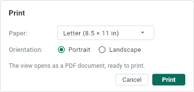 The choices of the paper and of its orientation